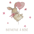 B&eacute;b&eacute; arrive avec un charmant lapinou